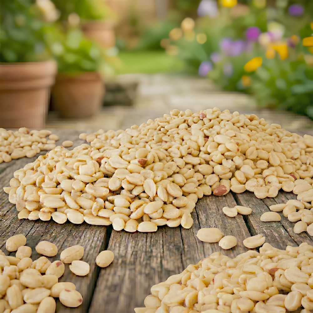 Showing peanuts as bird feeds

perch & weather