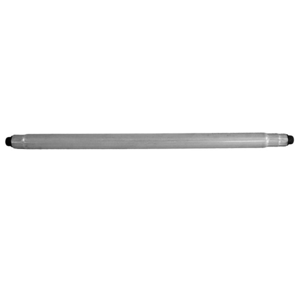 A black makeup brush with a flat angled brush head and a slim handle, featuring a small white script logo on the side, set against a plain white background

perch & weather